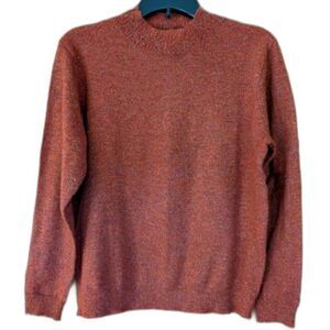 Vintage Alfred Dunner Cottage Core Sweater - Autumn Rust - Women's Medium